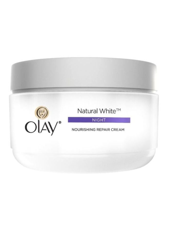 Olay Natural White Night Nourishing Repair Cream Natural White 50ml  - Image 1