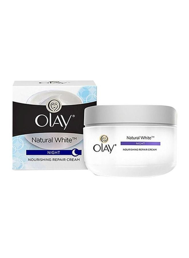 Olay Natural White Night Nourishing Repair Cream Natural White 50ml  - Image 3