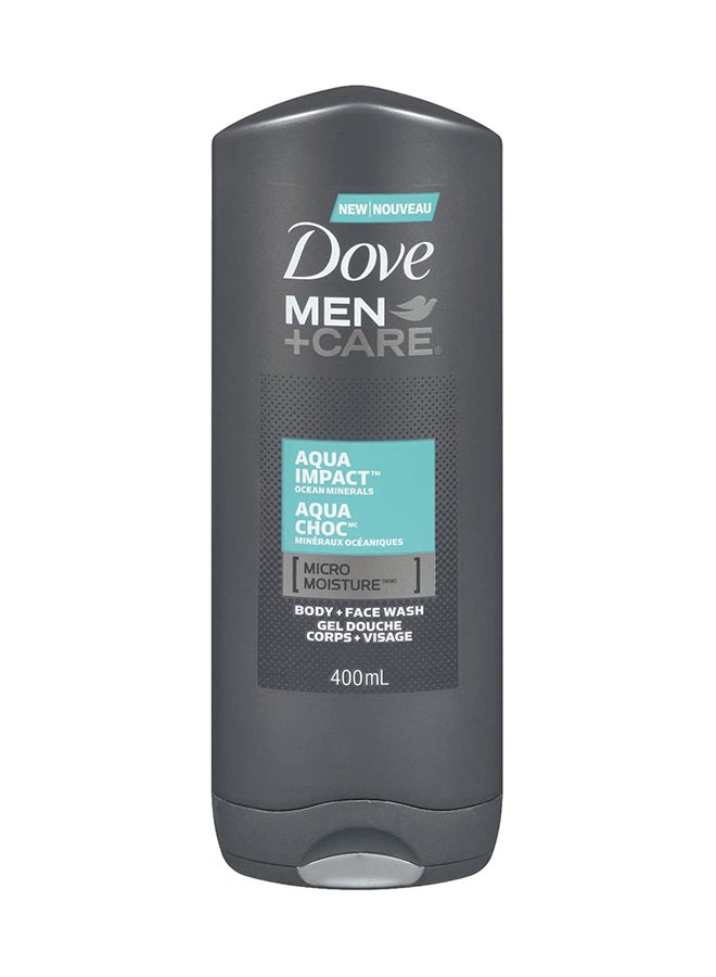 غسول الجسم والوجه المرطب من كير أكوا إمباكت للرجال 400ملليلتر