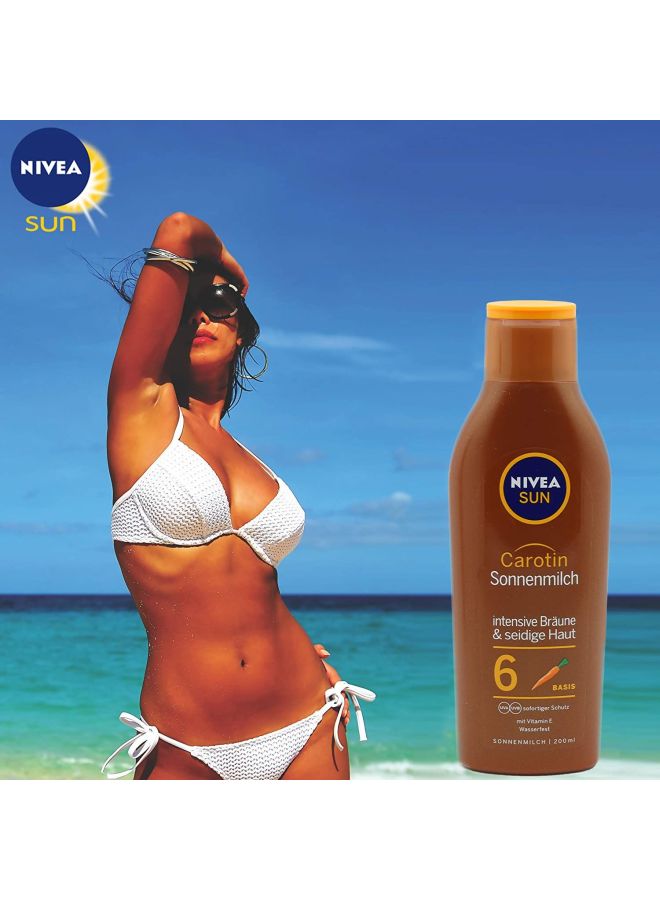 نيفيا لوشن الكاروتين لتسمير البشرة بعامل حماية من الشمس 6 200ملليلتر - Image 5