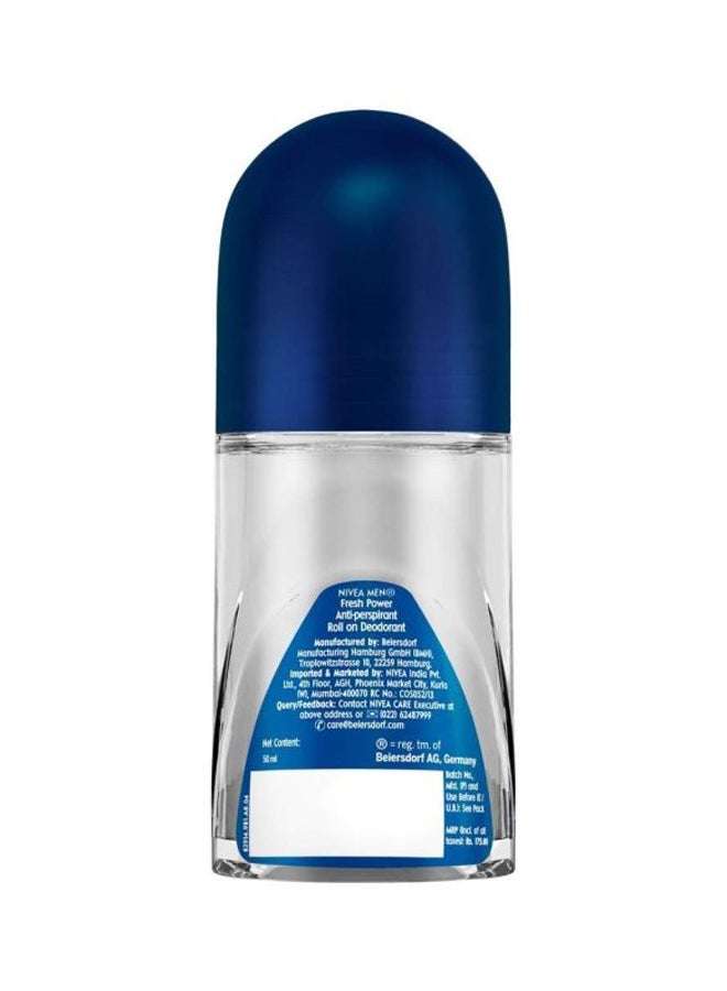 نيفيا مزيل عرق ببلية دوارة مضاد للتعرق فريش باور أزرق/فضي/أخضر 50ملليلتر - Image 2