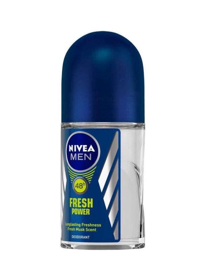 نيفيا مزيل عرق ببلية دوارة مضاد للتعرق فريش باور أزرق/فضي/أخضر 50ملليلتر - Image 4