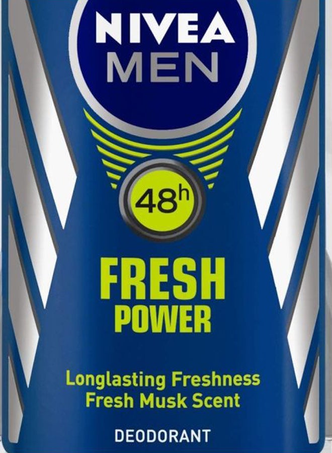 نيفيا مزيل عرق ببلية دوارة مضاد للتعرق فريش باور أزرق/فضي/أخضر 50ملليلتر - Image 5