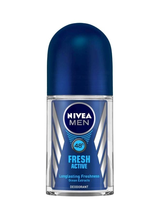 Nivea Fresh Active Anti-Perspirant Deodorant Roll On 50ml - Image 1