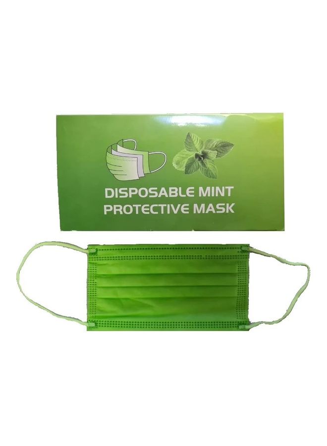 Swift - Disposable Mint Fragrance 3 Ply Protective Face Mask - Image 1