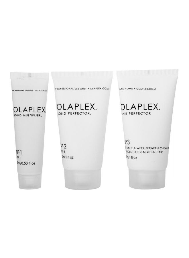 Olaplex Stand Alone Professional Kit White Bond Multiplier (15), Bond Perfector (30), Hair Perfector (30), Dosing Dispenser(1)ml  - Image 1