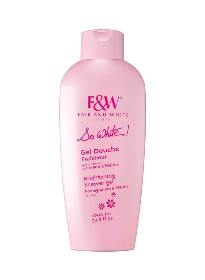 Fair and White So White Refreshing And Brightening Shower Gel 1000ml  - Image 1