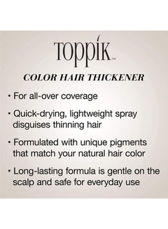 Toppik Colored Hair Thickener Dry Formula Black 144grams  - Image 3