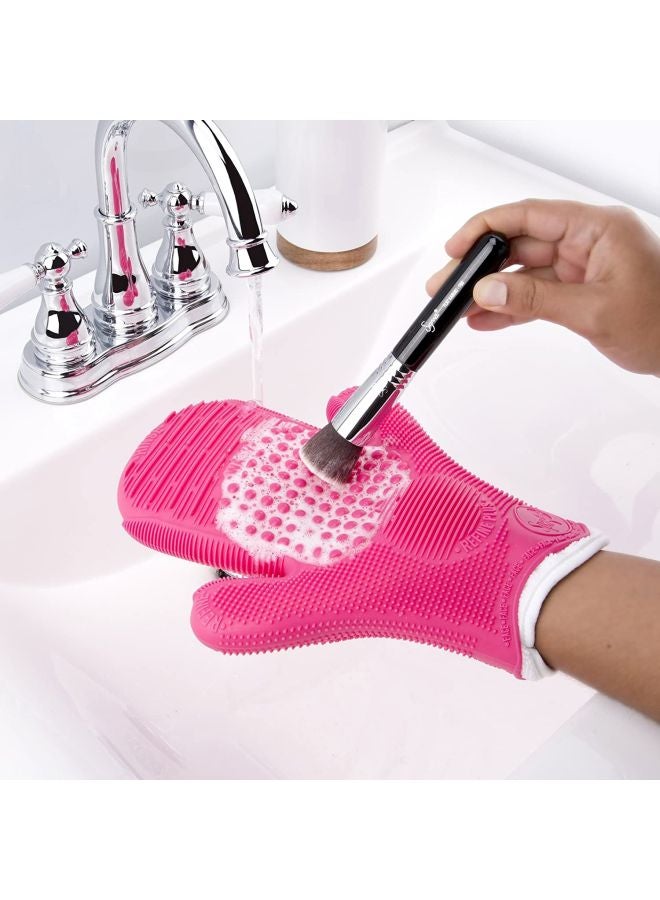 SIGMA Beauty 2X Spa Brush Cleaning Glove Pink - Image 3