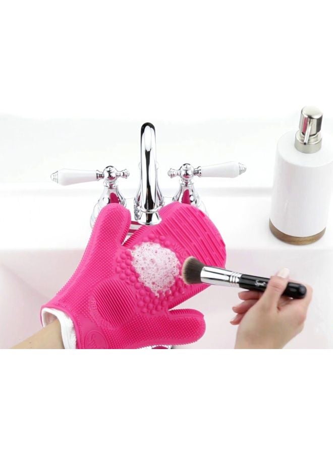 SIGMA Beauty 2X Spa Brush Cleaning Glove Pink - Image 5