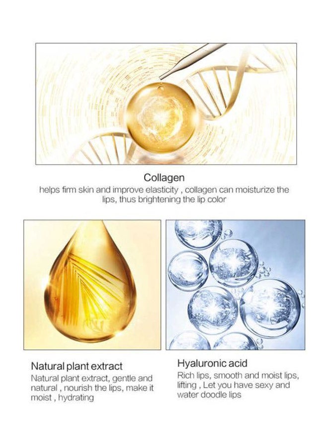 BIOAQUA - 10-Piece Lip Plumper Collagen Crystal Mask Skin Natural Gloss Set 10.16x7.62x1.65cm - Image 1