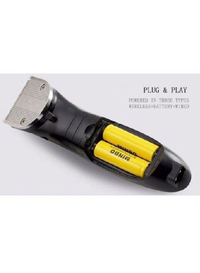 Kemei Professional Hair Trimmer Black/Grey 300grams  - Image 3