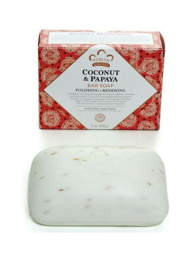 Nubian Heritage Coconut And Papaya Bar Soap - Image 3