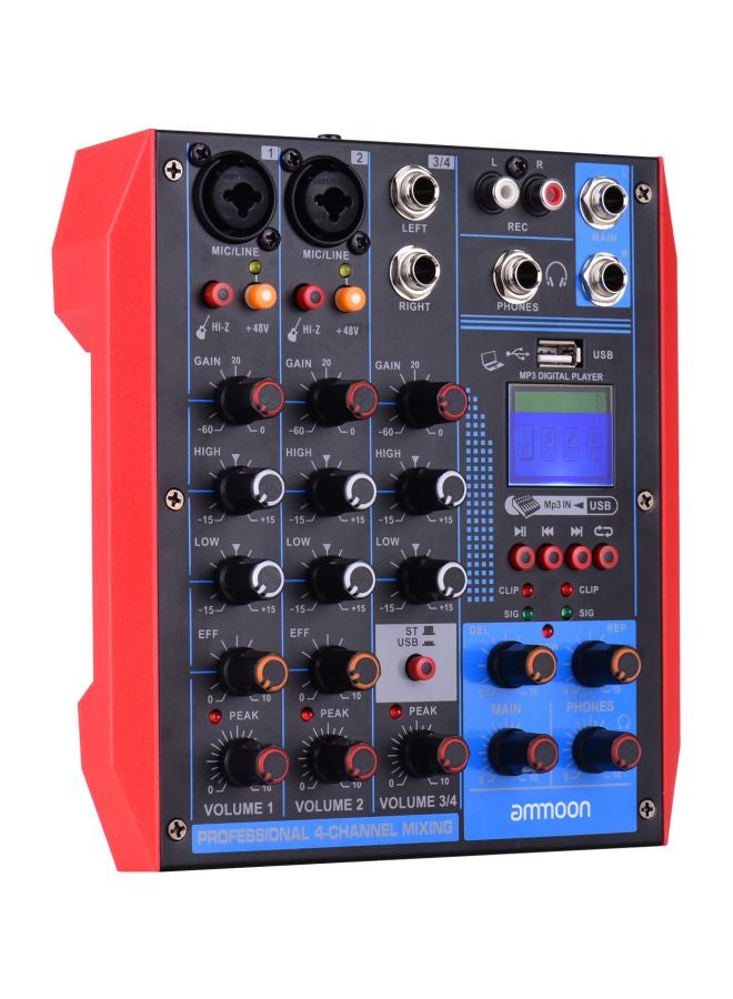 ammoon 4-Channel Portable Digital Audio Mixer  - Image 2