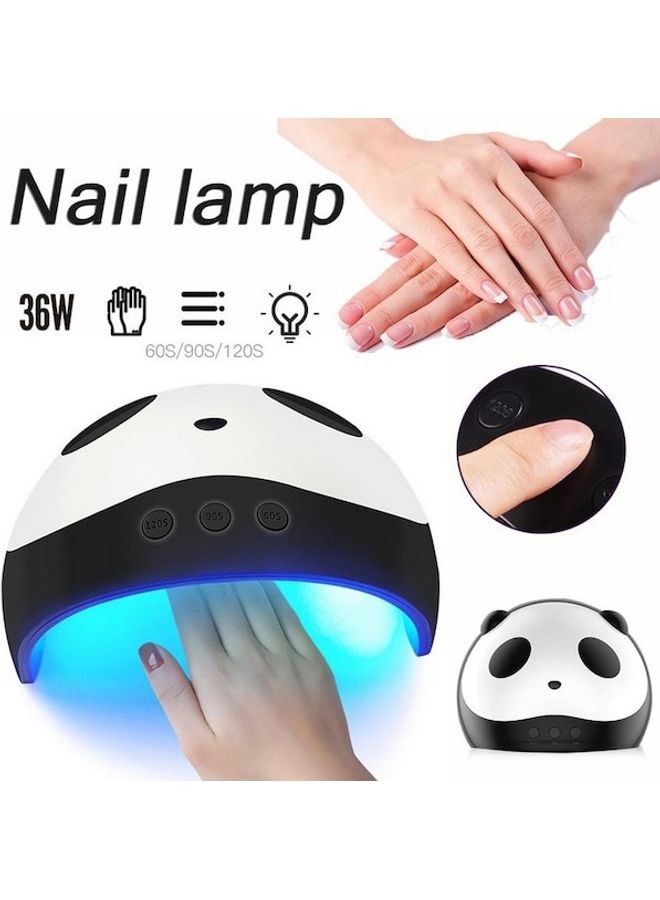 مجفف يعمل بالحث لتجفيف صمغ الأظافر الزيتي وقولبة الأظافر بمصباح LED ضوئي معالج متعدد الألوان - Image 1