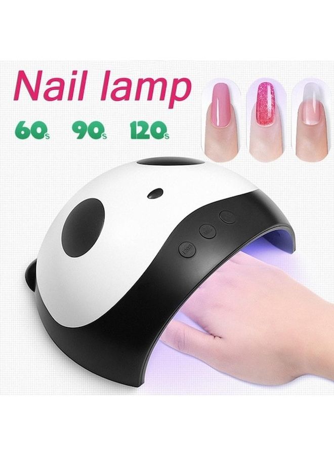 مجفف يعمل بالحث لتجفيف صمغ الأظافر الزيتي وقولبة الأظافر بمصباح LED ضوئي معالج متعدد الألوان - Image 2