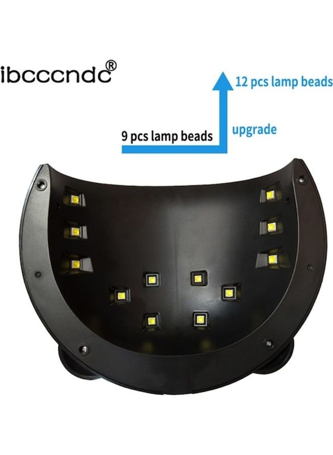 مجفف يعمل بالحث لتجفيف صمغ الأظافر الزيتي وقولبة الأظافر بمصباح LED ضوئي معالج متعدد الألوان - Image 5