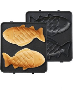 Electric Waffles Maker Iron Sandwich Maker Machine Bubble Egg Cake Oven Breakfast Waffle Machine 220V Black 15*1*15cm