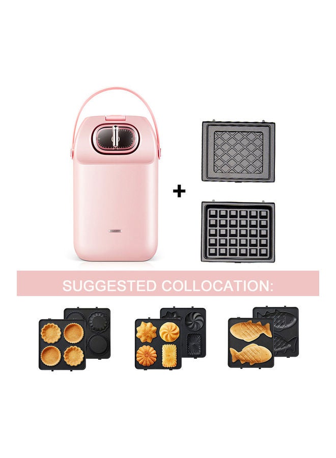 Generic - Electric Waffles Maker Iron Sandwich Maker Machine Bubble Egg Cake Oven Breakfast Waffle Machine 220V Black 15*1*15cm - Image 1