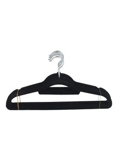 10-Piece Non-Slip Velvet 360 Degree Swivel Hangers Set Black 40cm - v1604598398/N41883183A_5