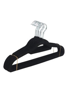 10-Piece Non-Slip Velvet 360 Degree Swivel Hangers Set Black 40cm - v1604598399/N41883183A_2