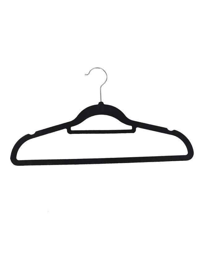 YANEK - 30-Piece Non-Slip Velvet 360 Degree Swivel Hangers Set Black 40cm - Image 1