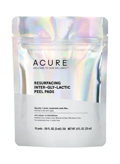 10-Piece Resurfacing Inter-Gly-Lactic Peel Pads