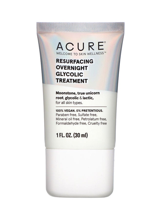 Acure Resurfacing Overnight Glycolic Treatment 30ml