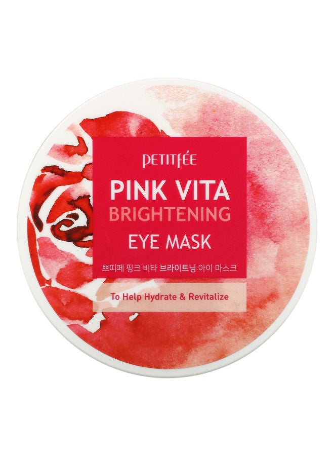 60-Piece Pink Vita Brightening Eye Mask 70grams