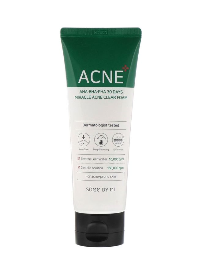 Some by Mi AHA BHA PHA 30 Days Miracle Acne Clear Foam 100ml