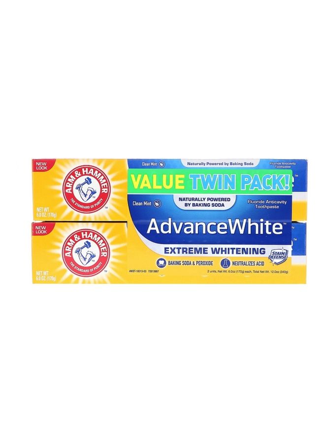 Arm & Hammer Advance White Extreme Whitening Toothpaste 170grams