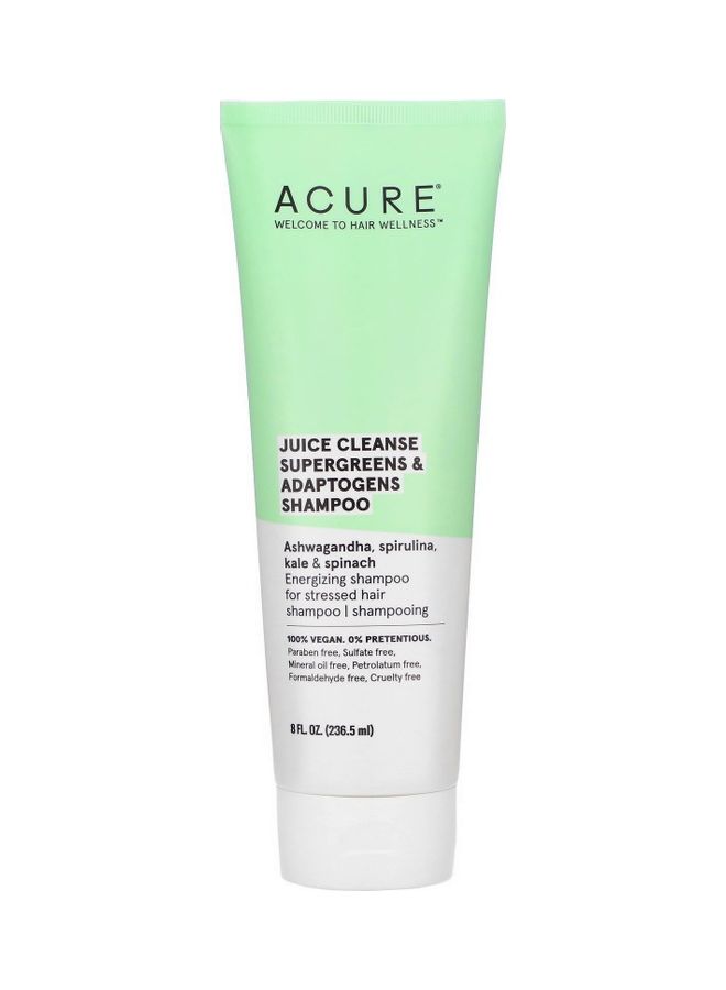 Acure Juice Cleanse Supergreens And Adaptogens Shampoo 236ml