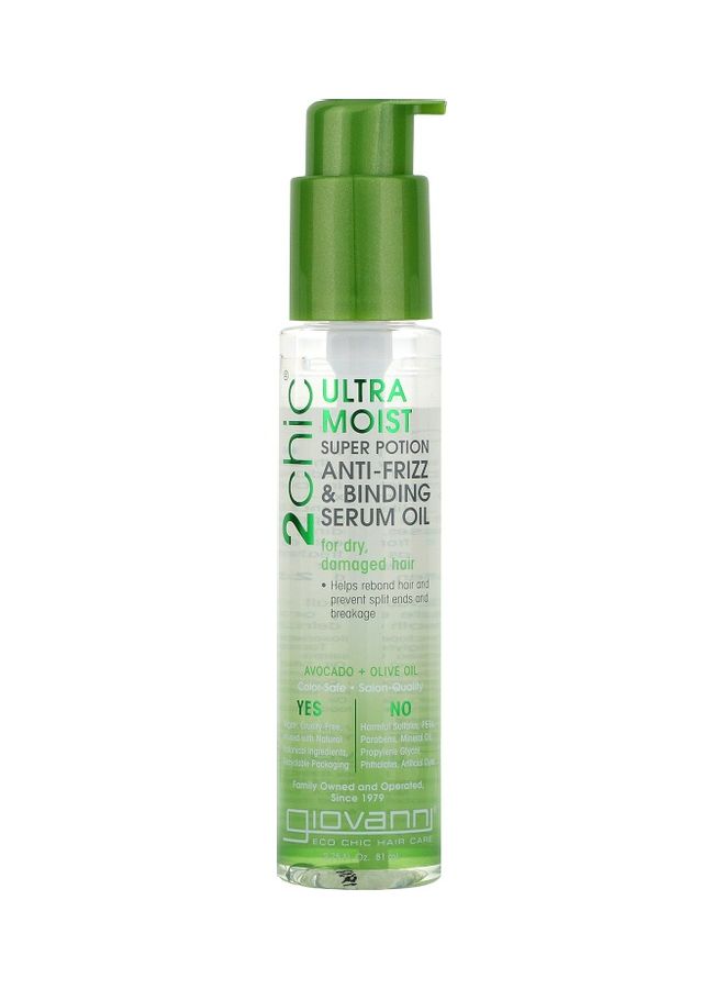 Giovanni - 2chic Ultra-Moist Super Potion Anti-Frizz And Binding Serum Oil 81ml - Image 1