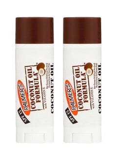 Pack Of 2 Coconut Oil Lip Balm SPF 15 30grams