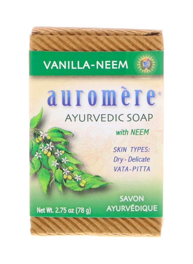 Ayurvedic Soap With Neem Vanilla 78grams - v1604602495/N41885857A_1