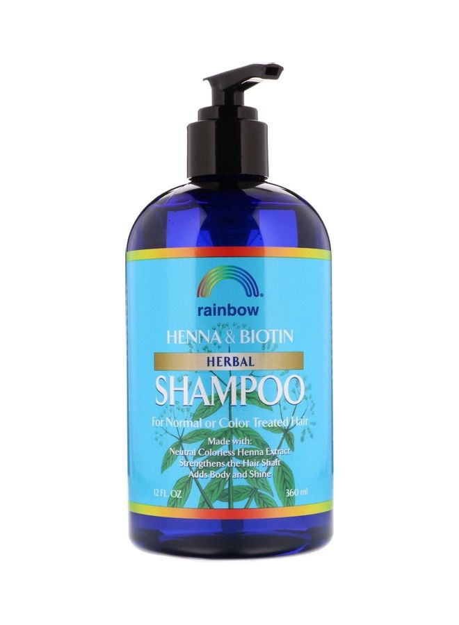 Henna And Biotin Herbal Shampoo 360ml