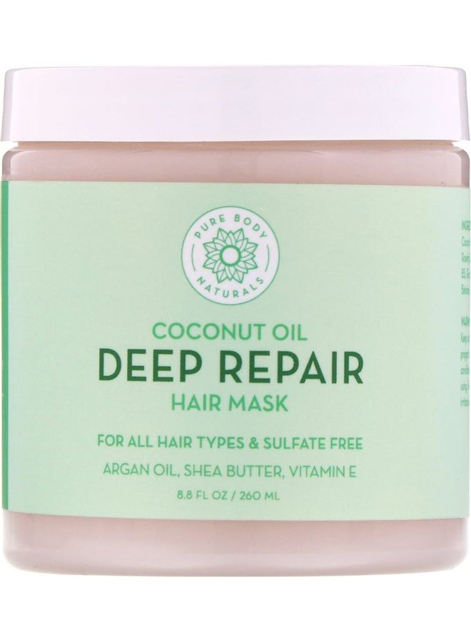 Coconut Oil Deep Repair Hair Mask 260ml - v1604602507/N41885563A_1