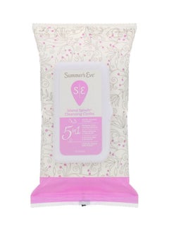 Summer's Eve 32-Piece 5-In-1 Cleansing Cloth Island Splash White 