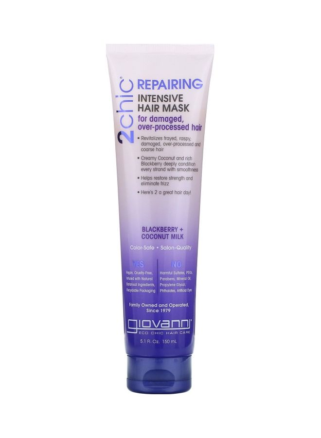 Giovanni 2chic Repairing Intensive Hair Mask - Blackberry And Coconut Milk 150ml