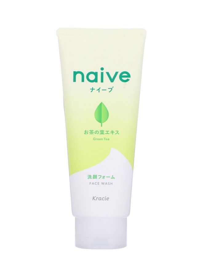 Kracie Naive Face Wash Green Tea 130grams
