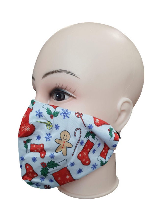 Christmas Printed Face Mask - Image 3