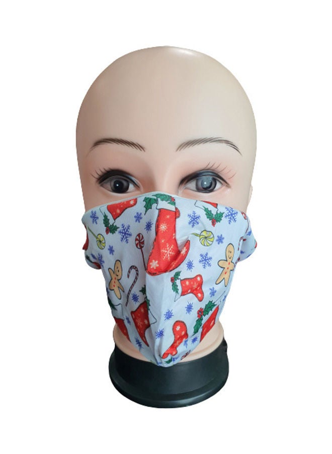 Christmas Printed Face Mask - Image 2