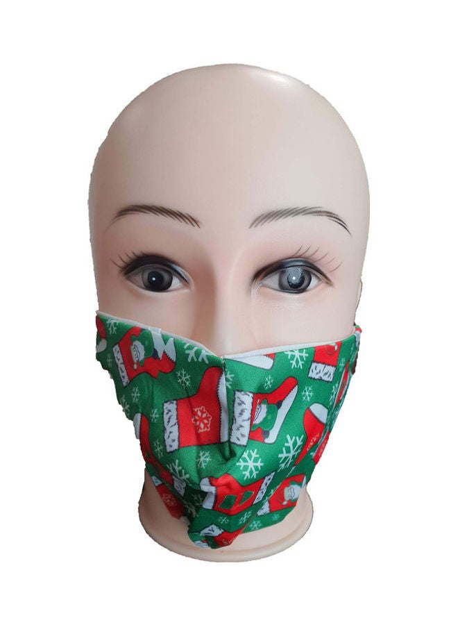 Christmas Shoe Printed Face Mask - Image 2