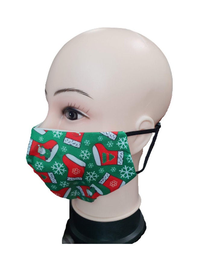 Christmas Shoe Printed Face Mask - Image 3