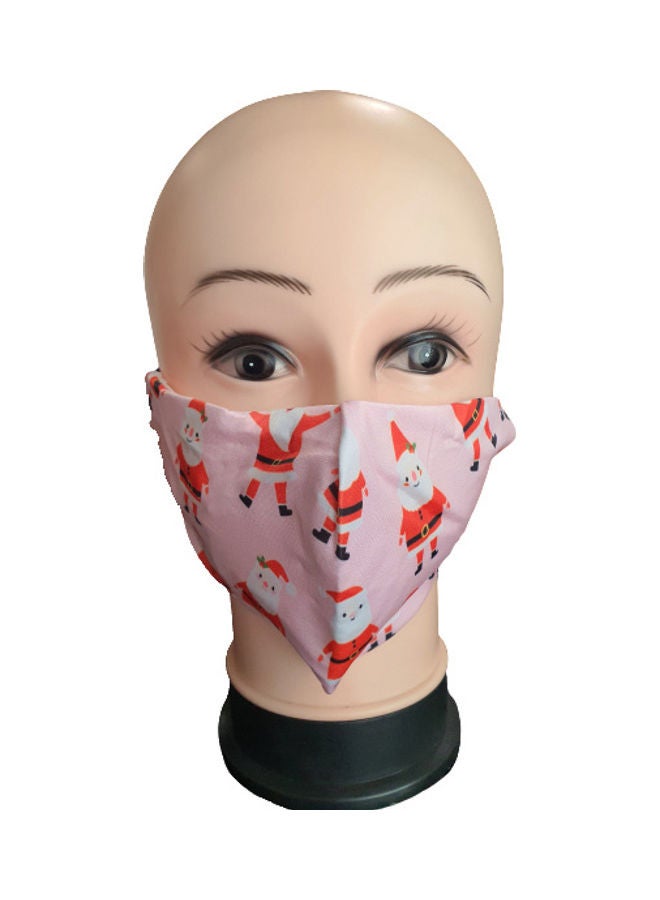 Christmas Santa Claus Printed Face  Mask - Image 1