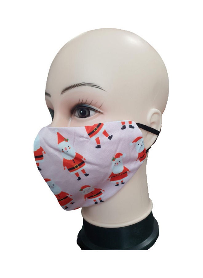 Christmas Santa Claus Printed Face  Mask - Image 2