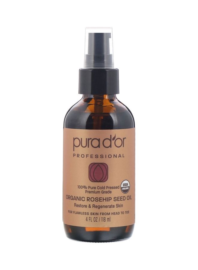 Pura d'or - Organic Rosehip Seed Oil 118ml - Image 1