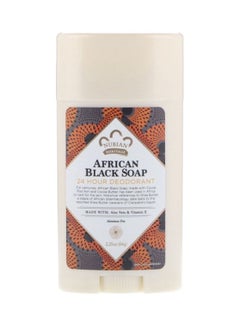Nubian Heritage 24 Hour Deodorant African Black Soap 64grams 