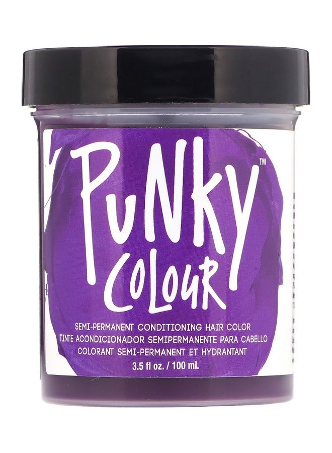 بانكي ملون وملطف شعر كريمي نصف دائم أرجواني 100ملليلتر