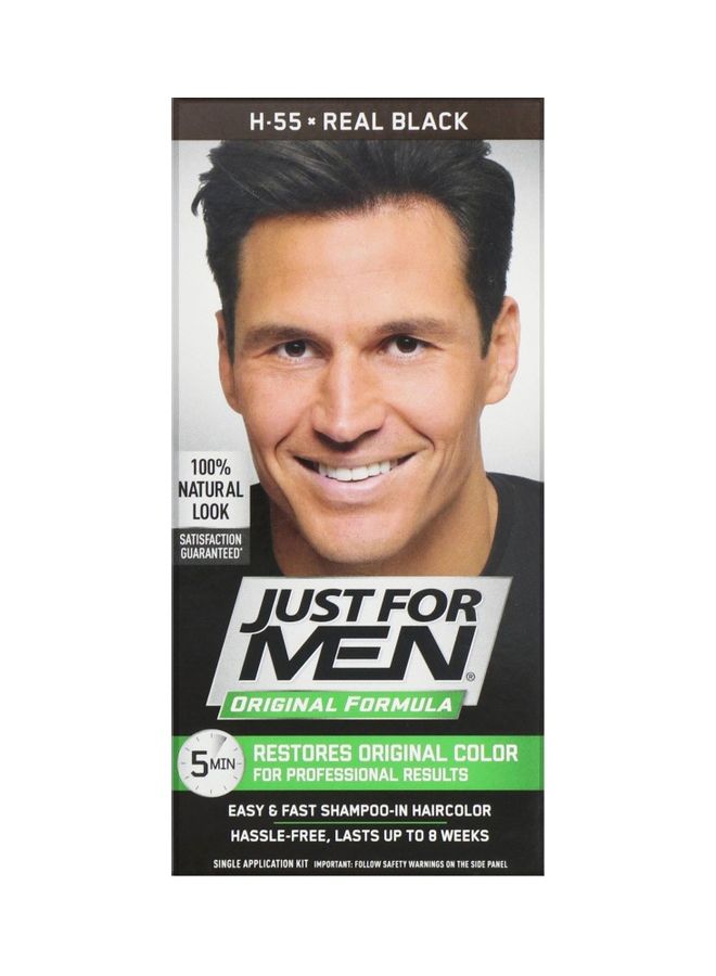 Just For Men Original Formula Hair Colour Real Black H-55